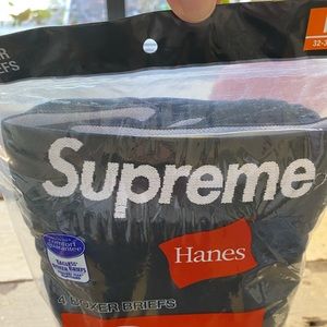Supreme x Hanes boxers briefs